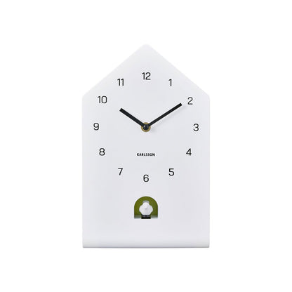 Wandklok Karlsson Fino 17x29 cm wit
