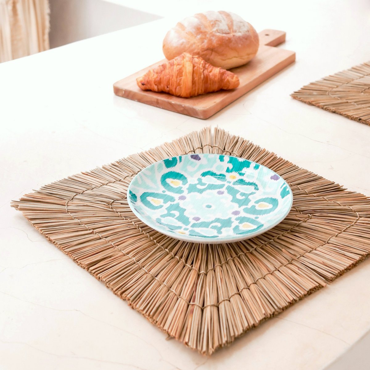 Placemat zeegras 36x36 cm naturel set