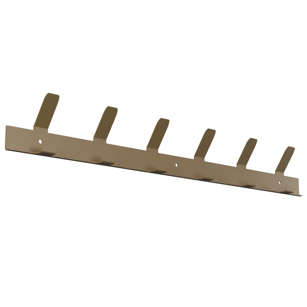 Wandkapstok 50 cm goud metaal