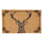 Doormat 75x45 cm Brown Coir Deer Coir Mat