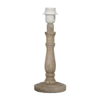 Lampenvoet 12x31 cm bruin hout