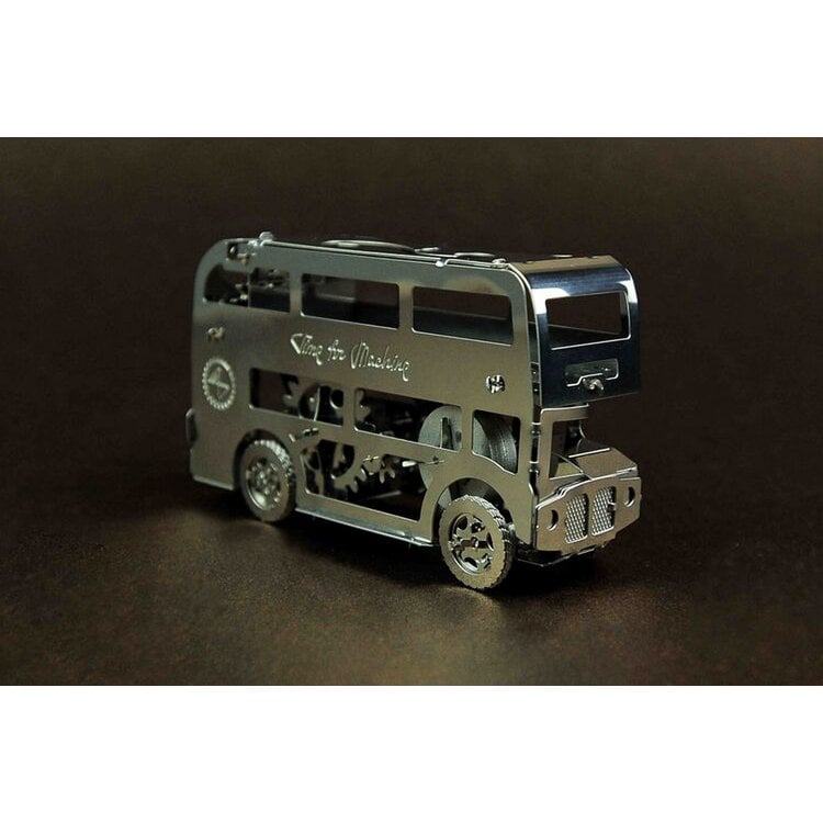 3D metalen bouwpakket dubbeldekker 9x3x5,2 cm