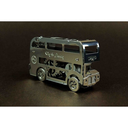 3D metalen bouwpakket dubbeldekker 9x3x5,2 cm