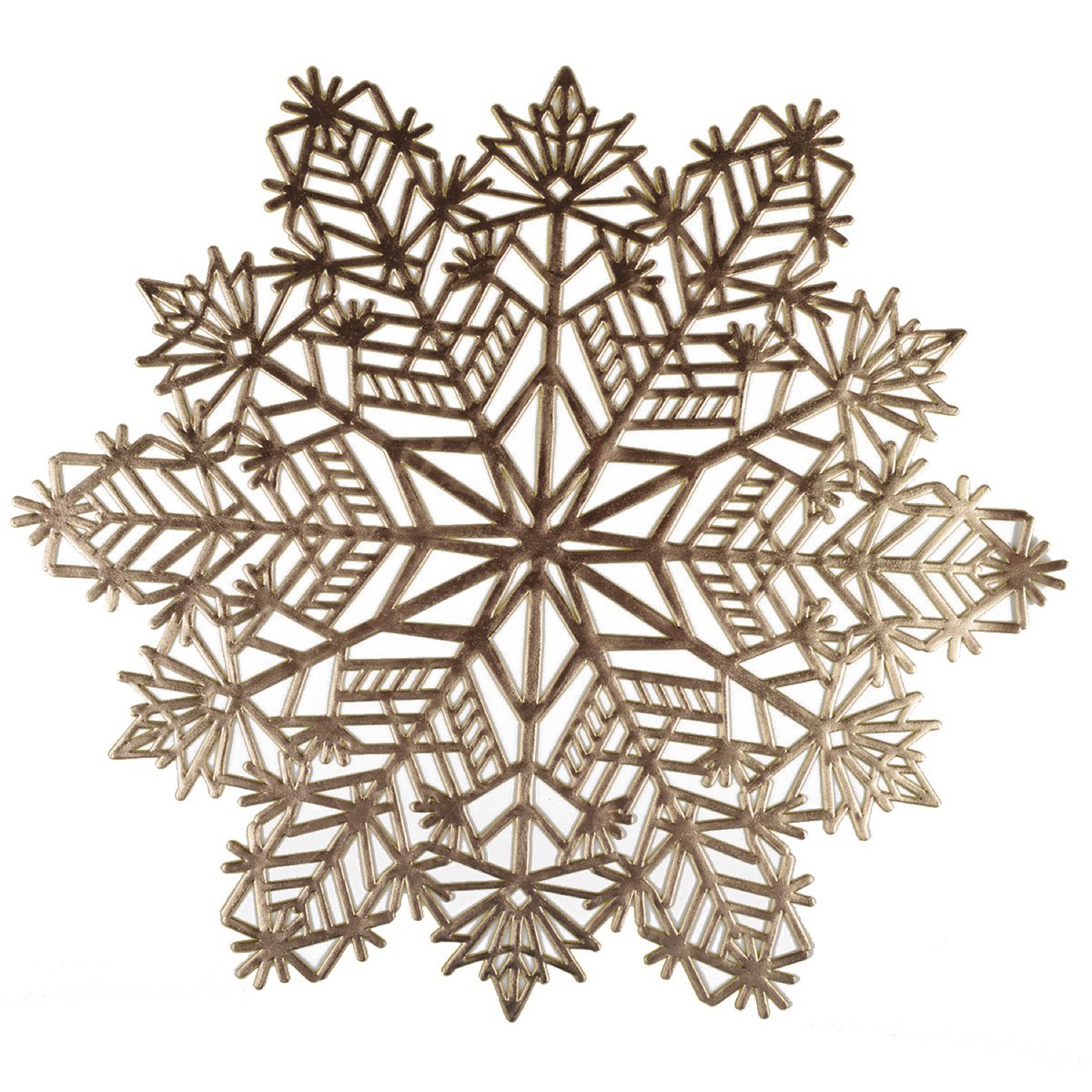 Placemat 38x38 cm goud kunststof