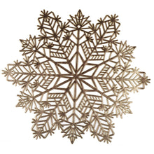Placemat 38x38 cm goud kunststof