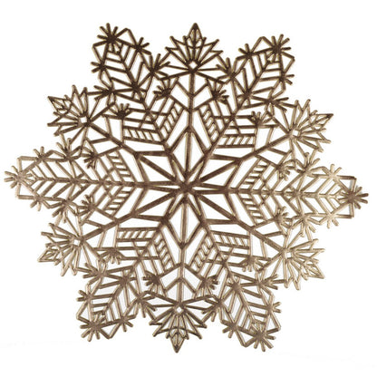 Placemat 38x38 cm goud kunststof