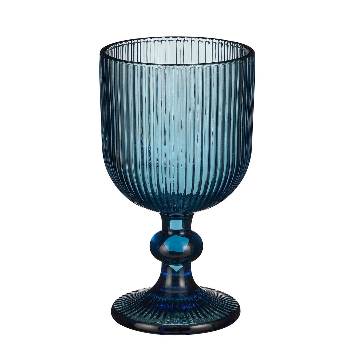 Wine glasses set Merlot Blue