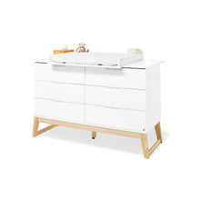 Commode Bridge Extra Breed Met Wit Gelakt MDF Essen Hout