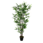 Bamboe kunstplant 155x90 cm groen
