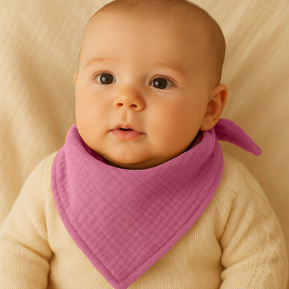 Organic Cotton Swaddling Cloths Pink
