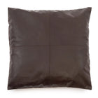 Kussenhoes leer 60x60 cm choco