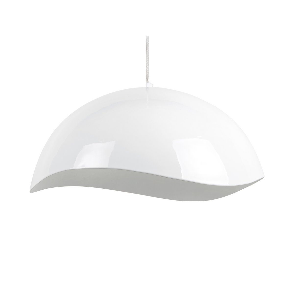 Hanglamp Waved Large 50x50x23 cm wit ijzer