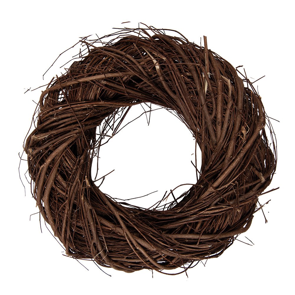 Krans Ø 25x7 cm bruin rotan