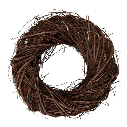 Krans Ø 25x7 cm bruin rotan