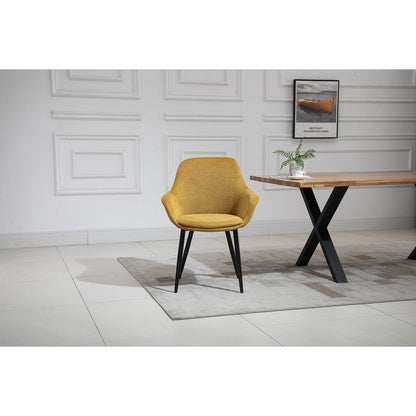 Eettafel set 160x90 cm massief acaciahout