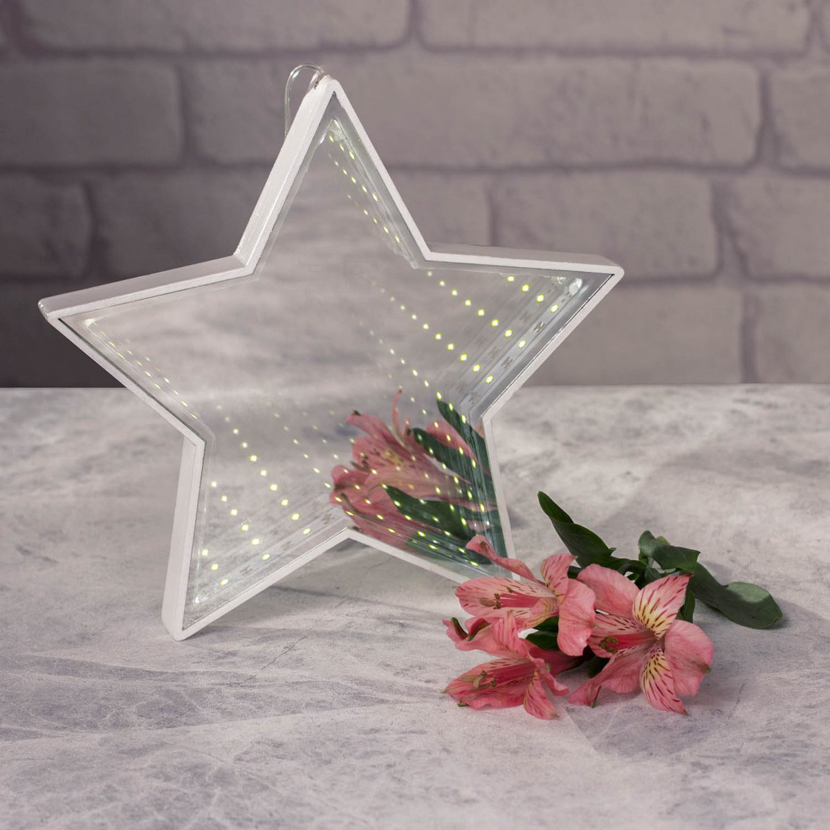 LED oneindigheidsster 19x18x2 cm
