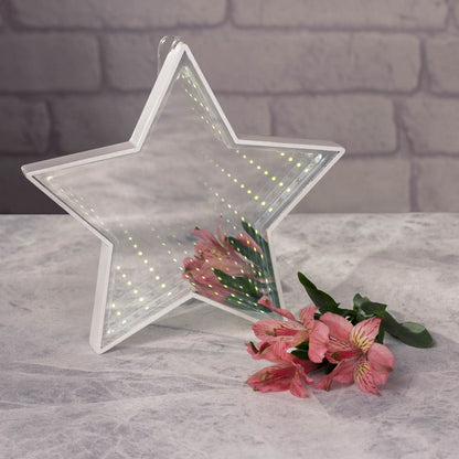 LED oneindigheidsster 19x18x2 cm