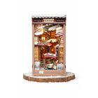Booknook La Neige á Kyoto 19,5x12x22 cm berkenhout