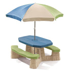 Step2 Picknicktafel Met Parasol Aqua