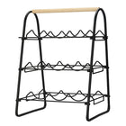 Wijnrek metaal 9 flessen 33x29x46 cm