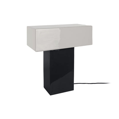 Tafellamp Grato Recto 32x32x35 cm zwart ijzer