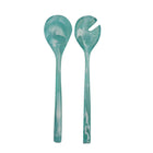 Green resin salad servers