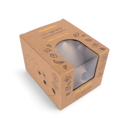LED nachtlamp egel rood warm wit USB oplaadbaar