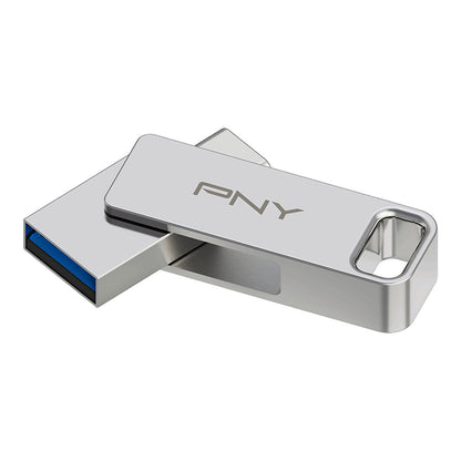 Pny Usb Stick Pny Pfdi64Gdulinktycg Zilverkleurig Staal 64 Gb