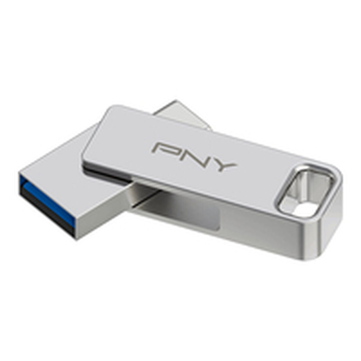 Pny Usb Stick Pny Pfdi64Gdulinktycg Zilverkleurig Staal 64 Gb