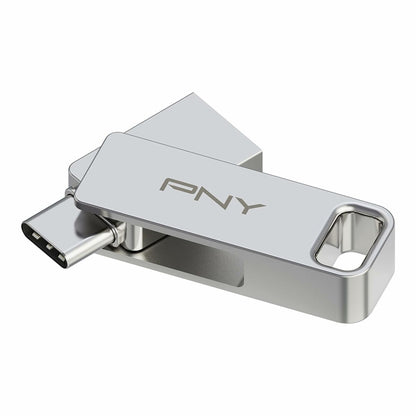 Pny Usb Stick Pny Pfdi64Gdulinktycg Zilverkleurig Staal 64 Gb