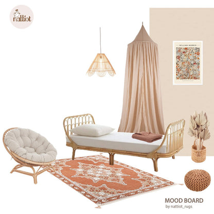 Kinder tapijt katoen 100x150 cm bohemian