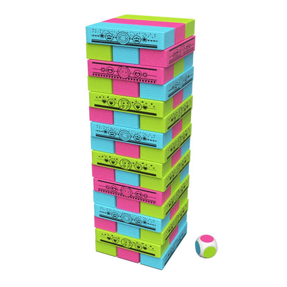 Spin Master Gabby'S Dollhouse Jumbling Tower Blokkentoren Spel Met 48 Houten Blokjes
