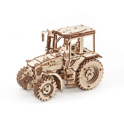 Houten tractor puzzel 269 onderdelen 21.8x11.8x15.5 cm