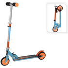 Step opvouwbaar met voetrem blauw oranje