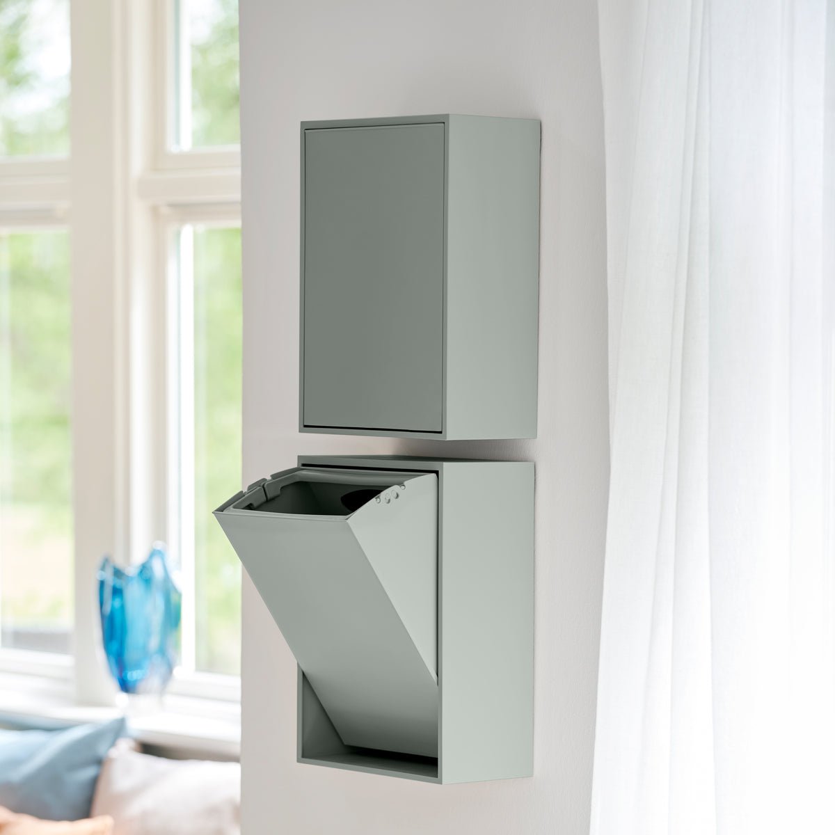 Afvalscheidingsbak gerecycled plastic