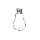Vaas bolvormig glas 36x21.5 cm transparant