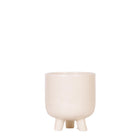 Plantenpot keramiek Ø12 cm travertine beige