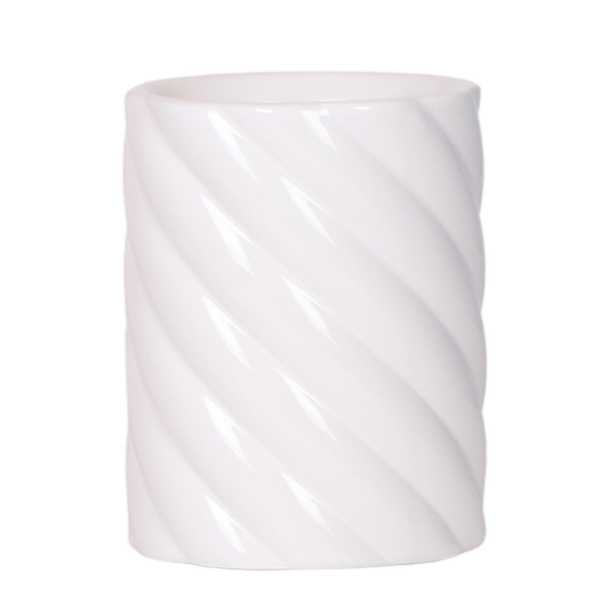 White Ceramic Decorative Pot Ø9cm
