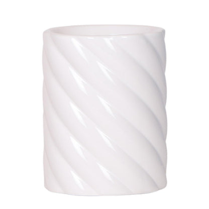 White Ceramic Decorative Pot Ø9cm