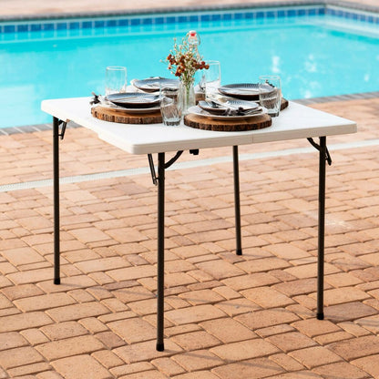 Lifetime Vouwtafel Lifetime Wit 86 X 74 X 86 Cm