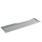 Lade 50x11.5x1.25 cm metaal zilver gehamerd