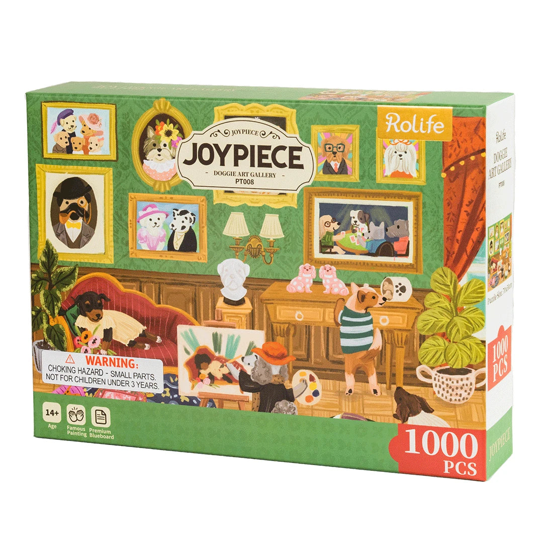 Robotime, Jigsaw Puzzle, Joypiece, Doggie Art Gallery, PT008, 50x75cm