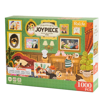 Robotime, Jigsaw Puzzle, Joypiece, Doggie Art Gallery, PT008, 50x75cm