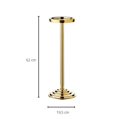 Stand goud 62 cm roestvrij staal