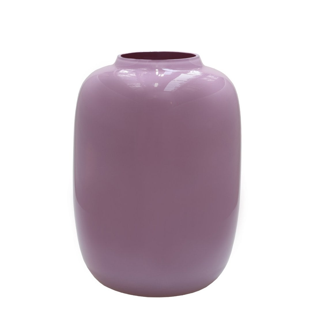 Vaas glas roze Ø21 x H29 cm