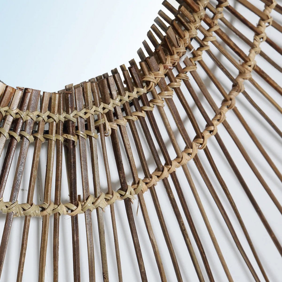 Wandspiegel rotan L naturel