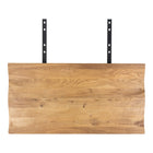 Verlengplaten eiken 2 stuks 100x50 cm naturel wave edge