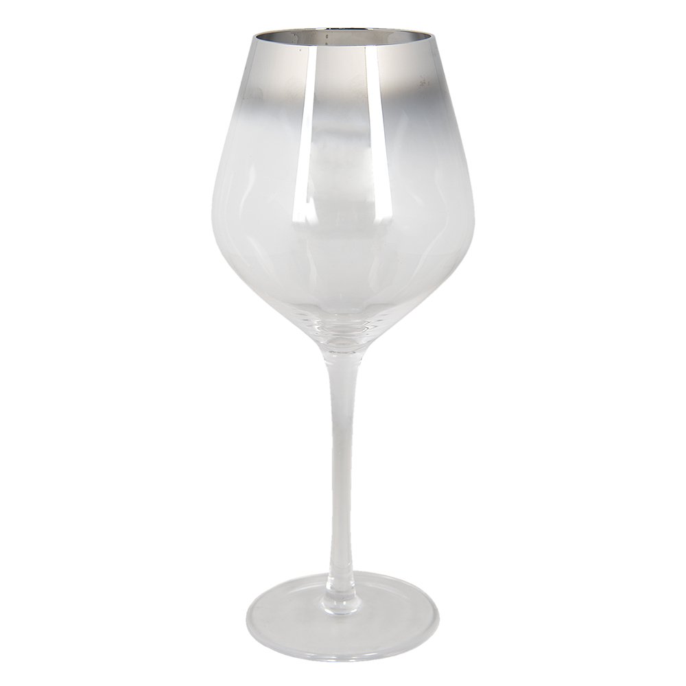 Wijnglas 700 ml smokey zwart glas