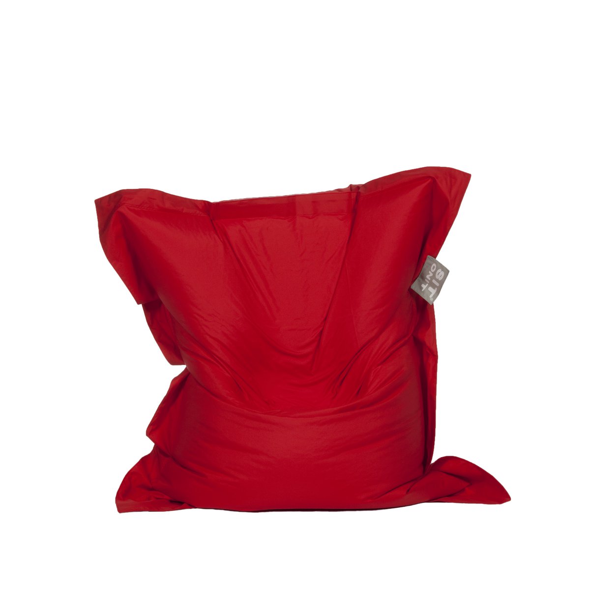 Zitzak 129x149 cm polyurethaan rood