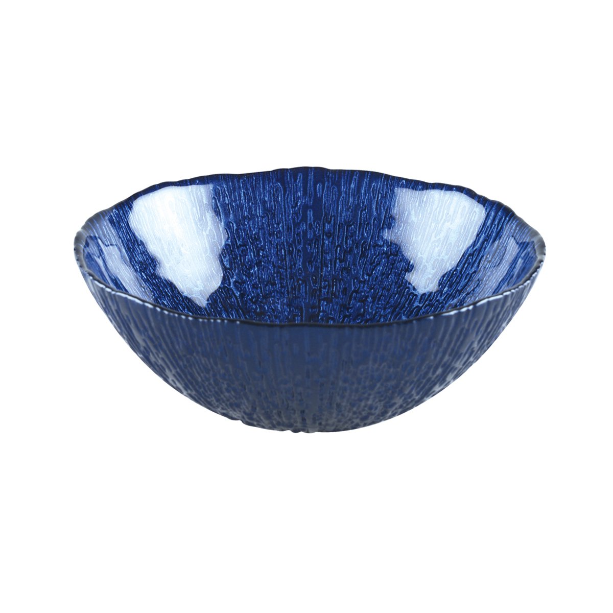 Soepkom indigo blauw 16x16x6 cm porselein